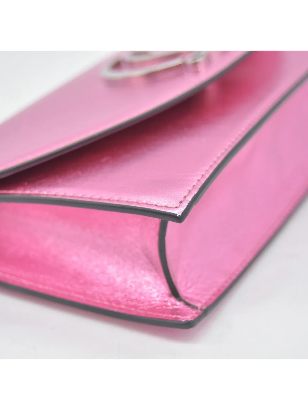 $1390 Christian Louboutin Calfskin Loubi54 Crossbody Clutch